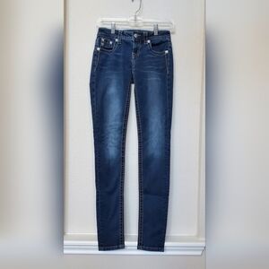 Miss Me Skinny Blingy Standard Jeans.  Size 24